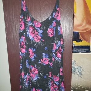 Floral torrid tank